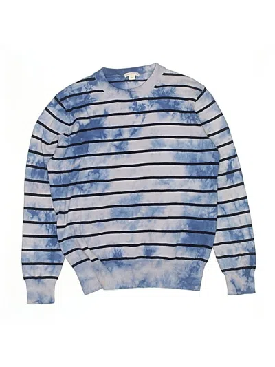 Pre-owned Crewcuts Kids' Pullover Sweater In Blue