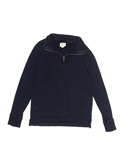 Pre-owned Crewcuts Kids' Pullover Sweater In Blue