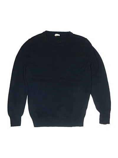Pre-owned Crewcuts Kids' Pullover Sweater In Blue