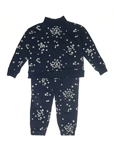 Pre-owned Crewcuts Kids' Pullover Sweater In Blue