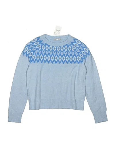 Pre-owned Crewcuts Kids' Pullover Sweater In Blue