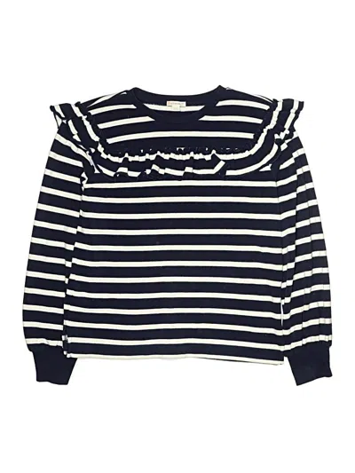 Pre-owned Crewcuts Kids' Pullover Sweater In Blue