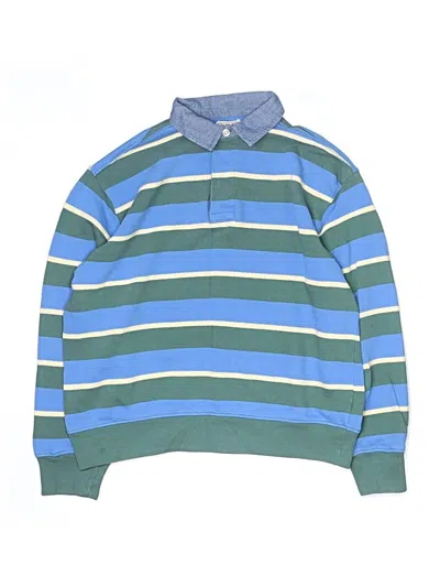 Pre-owned Crewcuts Kids' Pullover Sweater In Blue