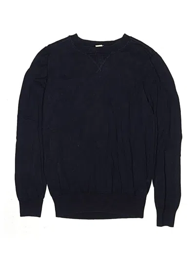 Pre-owned Crewcuts Kids' Pullover Sweater In Blue
