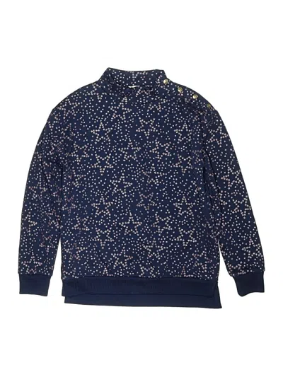 Pre-owned Crewcuts Kids' Pullover Sweater In Blue