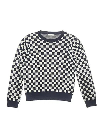 Pre-owned Crewcuts Kids' Pullover Sweater In Blue