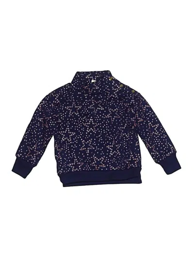 Pre-owned Crewcuts Kids' Pullover Sweater In Blue