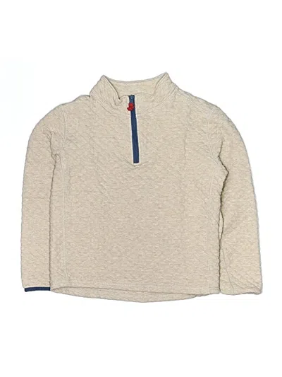 Pre-owned Crewcuts Kids' Pullover Sweater In Brown