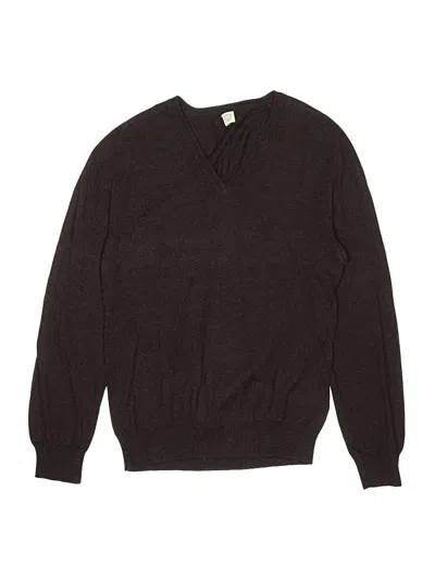 Pre-owned Crewcuts Kids' Pullover Sweater In Brown