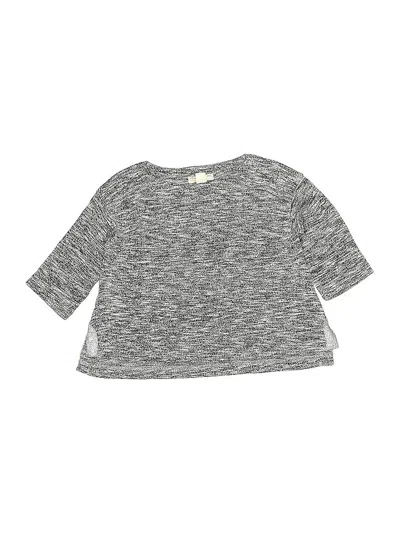 Pre-owned Crewcuts Kids' Pullover Sweater In Gray