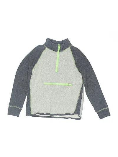 Pre-owned Crewcuts Kids' Pullover Sweater In Gray