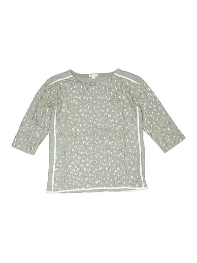 Pre-owned Crewcuts Kids' Pullover Sweater In Gray