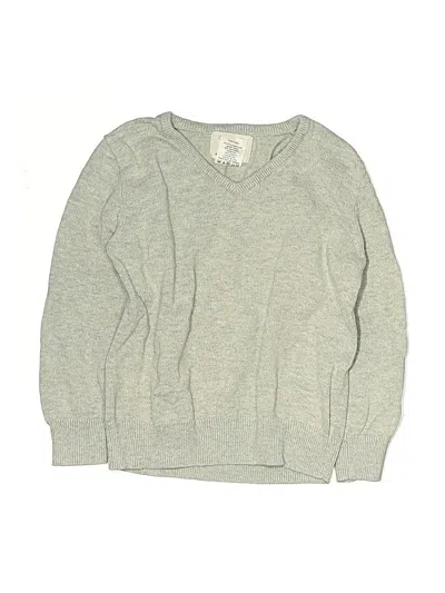 Pre-owned Crewcuts Kids' Pullover Sweater In Gray