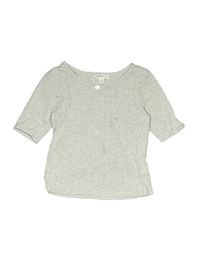 Pre-owned Crewcuts Kids' Pullover Sweater In Gray