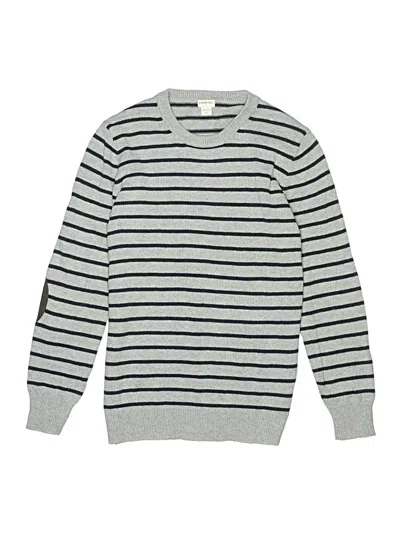 Pre-owned Crewcuts Kids' Pullover Sweater In Gray