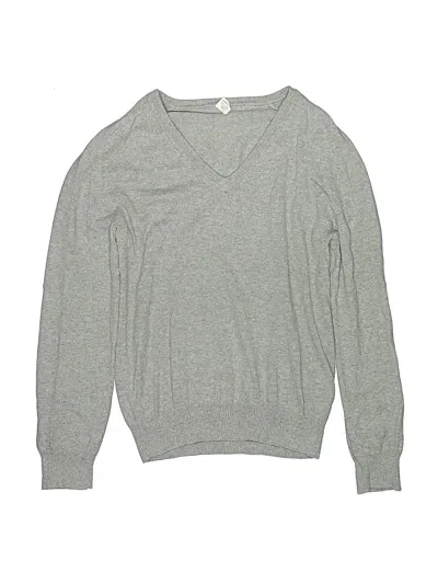 Pre-owned Crewcuts Kids' Pullover Sweater In Gray