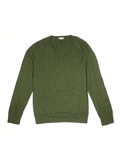 Pre-owned Crewcuts Kids' Pullover Sweater In Green