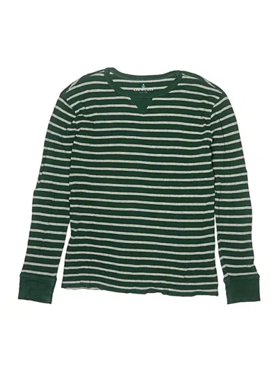 Pre-owned Crewcuts Kids' Pullover Sweater In Green