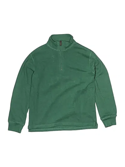 Pre-owned Crewcuts Kids' Pullover Sweater In Green