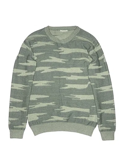 Pre-owned Crewcuts Kids' Pullover Sweater In Green
