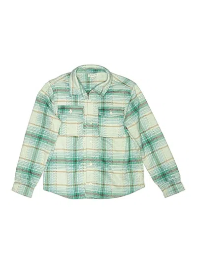 Pre-owned Crewcuts Kids' Pullover Sweater In Green