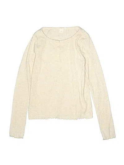 Pre-owned Crewcuts Kids' Pullover Sweater In Ivory
