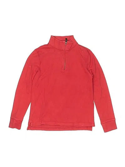 Pre-owned Crewcuts Kids' Pullover Sweater In Red