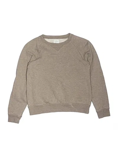 Pre-owned Crewcuts Kids' Pullover Sweater In Tan