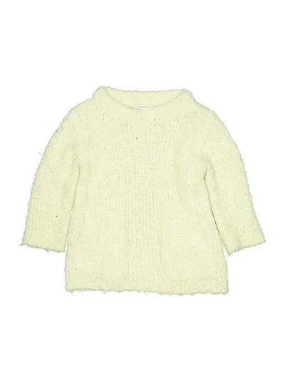 Pre-owned Crewcuts Kids' Pullover Sweater In Yellow
