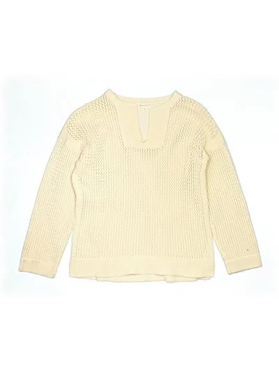 Pre-owned Crewcuts Kids' Pullover Sweater In Yellow