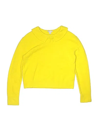 Pre-owned Crewcuts Kids' Pullover Sweater In Yellow