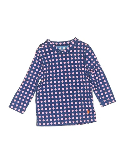 Pre-owned Crewcuts Babies' Rash Guard In Blue