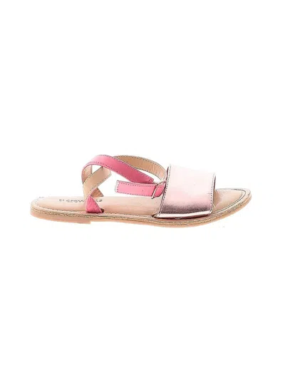 Pre-owned Crewcuts Kids' Sandals In Pink