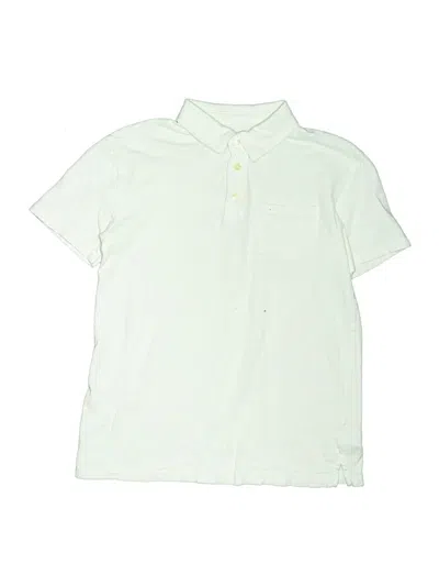 Pre-owned Crewcuts Kids' Short Sleeve Button Down Shirt In Green