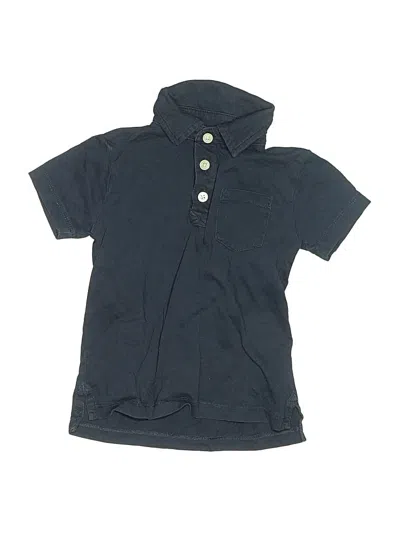 Pre-owned Crewcuts Kids' Short Sleeve Polo Shirt In Blue