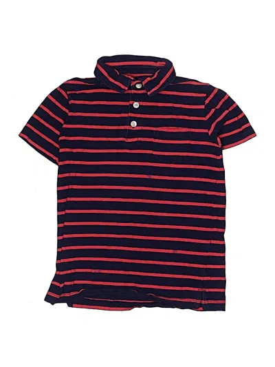Pre-owned Crewcuts Kids' Short Sleeve Polo Shirt In Blue