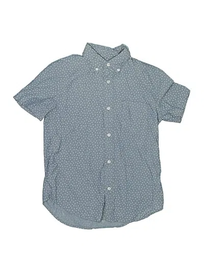 Pre-owned Crewcuts Kids' Short Sleeve Polo Shirt In Blue