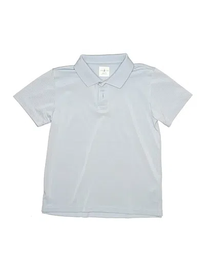 Pre-owned Crewcuts Kids' Short Sleeve Polo Shirt In Blue