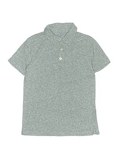 Pre-owned Crewcuts Kids' Short Sleeve Polo Shirt In Gray