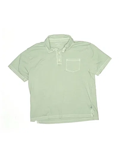 Pre-owned Crewcuts Kids' Short Sleeve Polo Shirt In Green