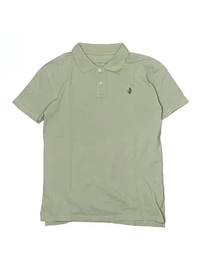 Pre-owned Crewcuts Kids' Short Sleeve Polo Shirt In Green