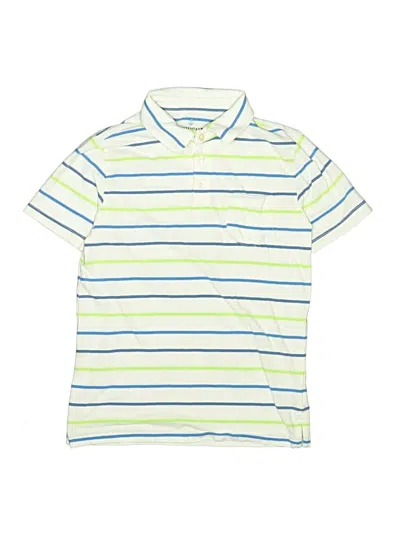 Pre-owned Crewcuts Kids' Short Sleeve Polo Shirt In Green