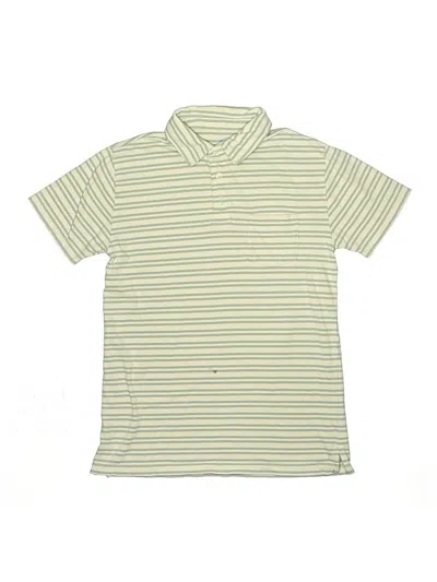 Pre-owned Crewcuts Kids' Short Sleeve Polo Shirt In Green