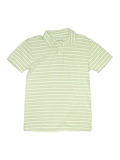 Pre-owned Crewcuts Kids' Short Sleeve Polo Shirt In Green