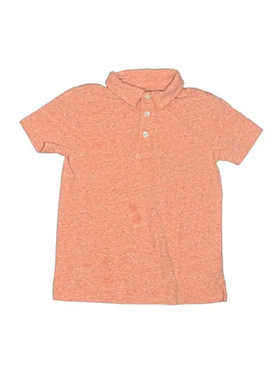 Pre-owned Crewcuts Kids' Short Sleeve Polo Shirt In Orange
