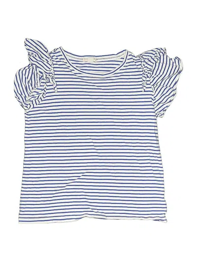 Pre-owned Crewcuts Kids' Short Sleeve T-shirt In Blue