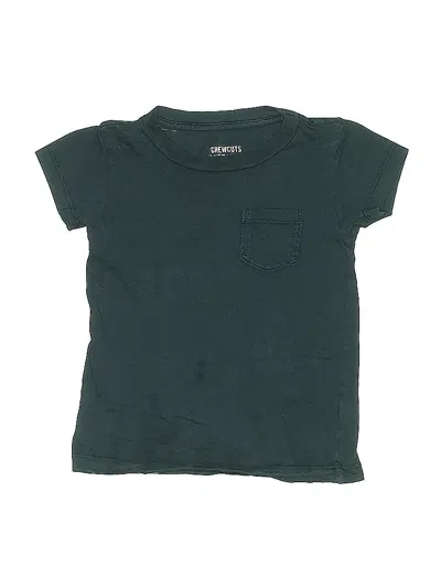 Pre-owned Crewcuts Kids' Short Sleeve T-shirt In Blue