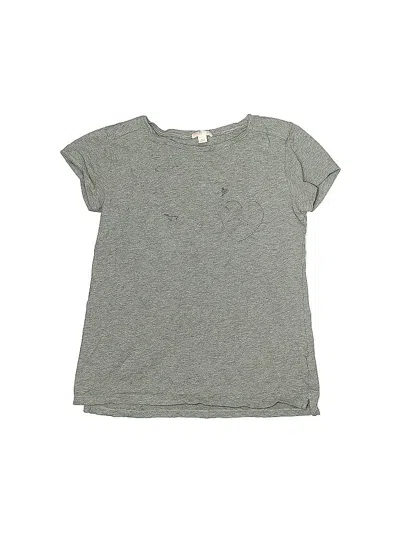 Pre-owned Crewcuts Kids' Short Sleeve T-shirt In Gray