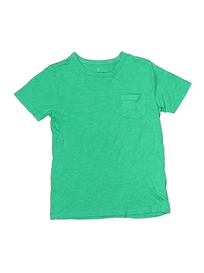 Pre-owned Crewcuts Kids' Short Sleeve T-shirt In Green