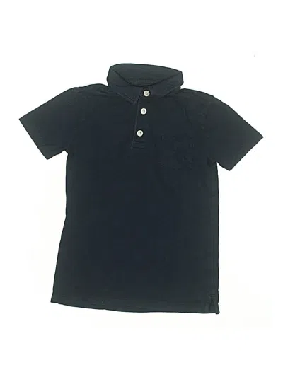 Pre-owned Crewcuts Kids' Short Sleeve Top Black Tops